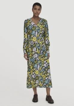 hessnatur Kleid Knöchellang Regular aus LENZING™ ECOVERO™ Satin von dunkles petrol Discount