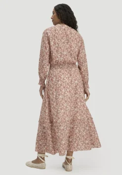 hessnatur Kleid mit Taillierung Maxi aus reiner Bio-Baumwolle von cocos Online