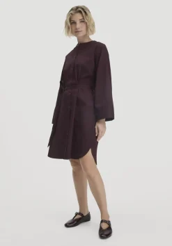 hessnatur Kleid Relaxed aus reiner Bio-Baumwolle von schwarzbeere Online