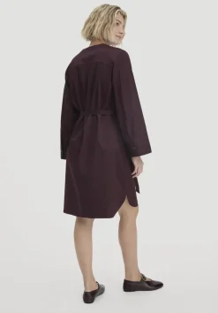 hessnatur Kleid Relaxed aus reiner Bio-Baumwolle von schwarzbeere Online