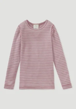 hessnatur Langarmshirt aus Bio-Merinowolle mit Seide von pfingstrose Discount