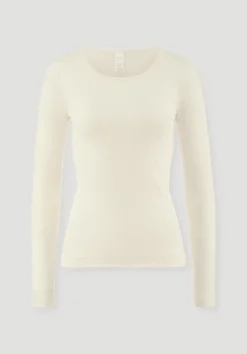 hessnatur Langarmshirt SILK & WARM TOUCH mit Bio-Merinowolle und Seide von natur Sale