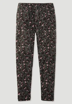 hessnatur Leggings aus Bio-Baumwolle von tannengrün Sale