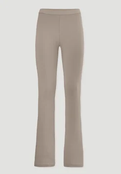 hessnatur Leggings Flared SOFT RIB aus Bio-Baumwolle von mandelbraun Discount