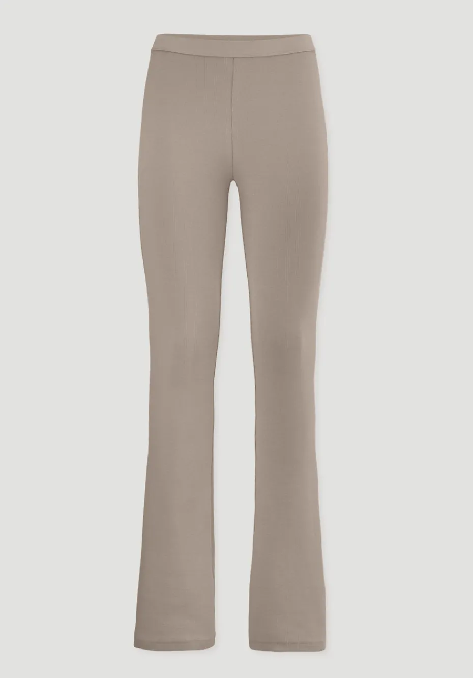 hessnatur Leggings Flared SOFT RIB aus Bio-Baumwolle von mandelbraun Discount