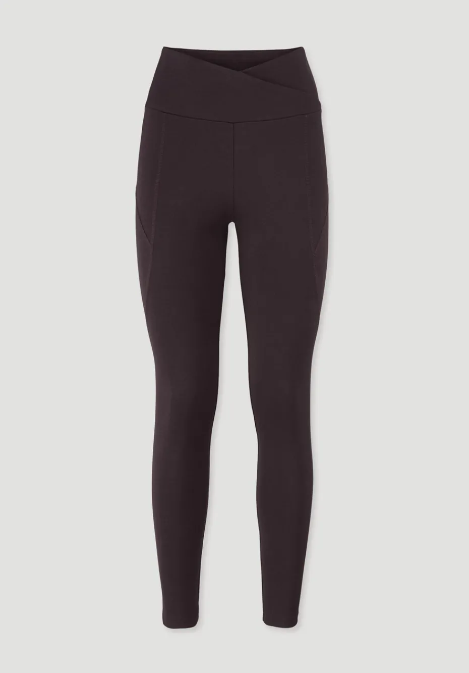 hessnatur Leggings High Waist ACTIVE COMFORT aus Bio-Baumwolle von schwarzbeere Clearance
