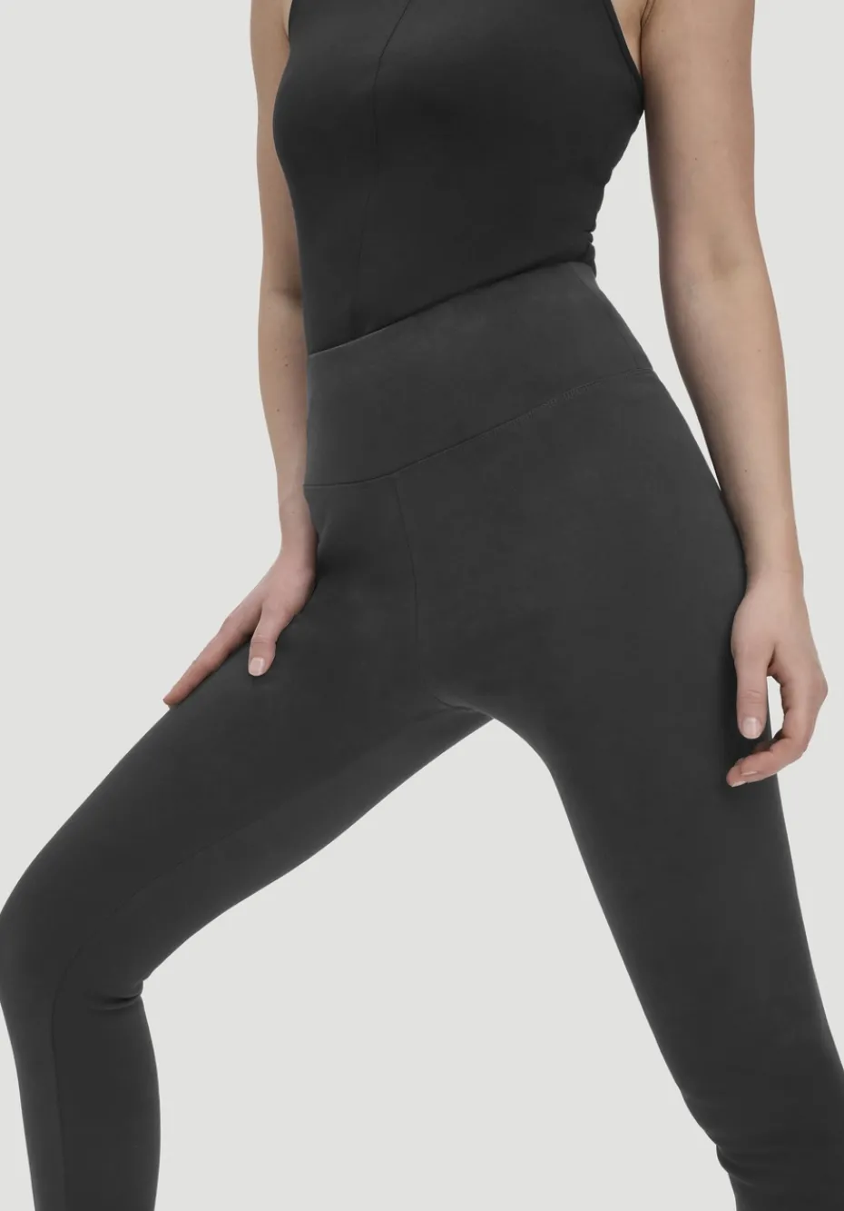 hessnatur Leggings High Waist ACTIVE COMFORT aus Bio-Baumwolle von schwarz Discount