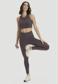 hessnatur Leggings High Waist ACTIVE COMFORT aus Bio-Baumwolle von mauvebraun Online