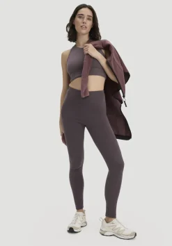 hessnatur Leggings High Waist ACTIVE COMFORT aus Bio-Baumwolle von mauvebraun Online