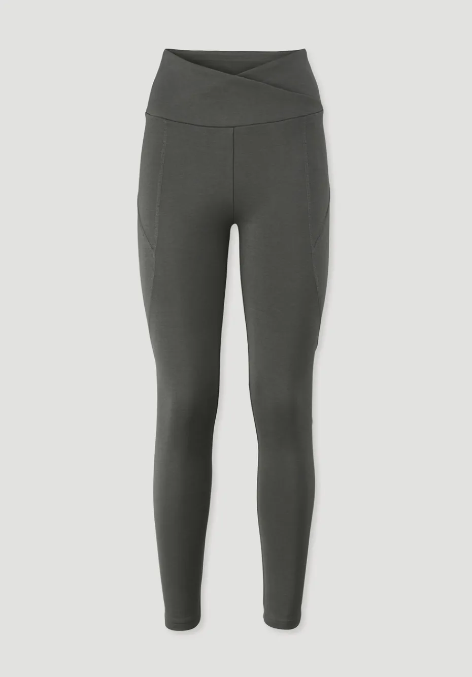 hessnatur Leggings High Waist ACTIVE COMFORT aus Bio-Baumwolle von tannengrün New