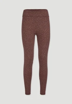 hessnatur Leggings Medium Cut ACTIVE LIGHT aus Bio-Baumwolle von mauvebraun Outlet