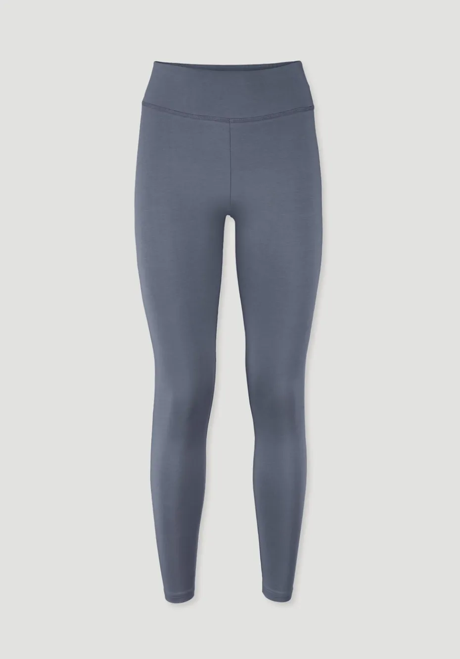 hessnatur Leggings Medium Cut ACTIVE LIGHT aus Bio-Baumwolle von schieferblau
