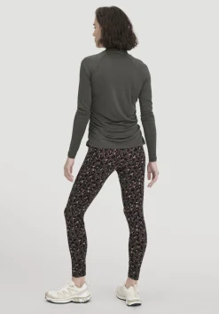 hessnatur Leggings Medium Cut ACTIVE LIGHT aus Bio-Baumwolle von tannengrün Clearance