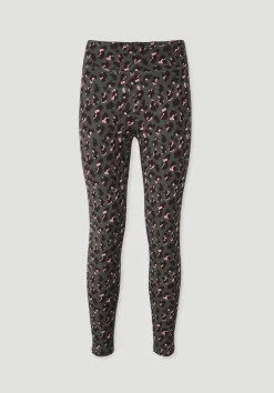 hessnatur Leggings Medium Cut ACTIVE LIGHT aus Bio-Baumwolle von tannengrün Clearance