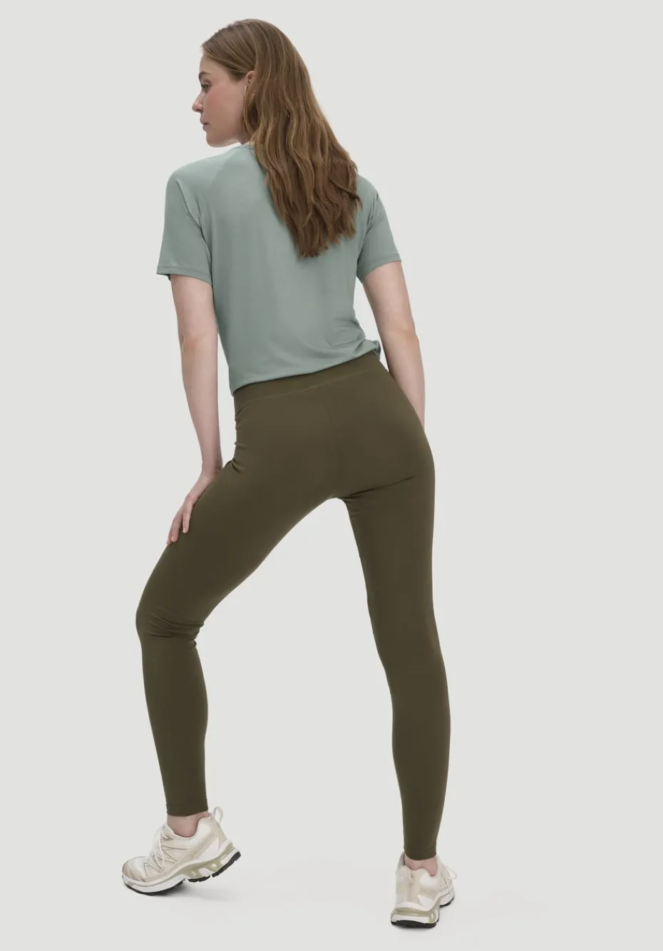 hessnatur Leggings Medium Cut ACTIVE LIGHT aus Bio-Baumwolle von goldoliv Best