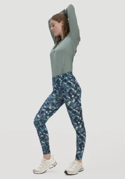 hessnatur Leggings Medium Cut ACTIVE LIGHT aus Bio-Baumwolle von schieferblau Sale