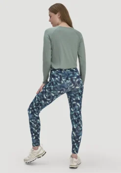 hessnatur Leggings Medium Cut ACTIVE LIGHT aus Bio-Baumwolle von schieferblau Sale