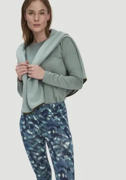 hessnatur Leggings Medium Cut ACTIVE LIGHT aus Bio-Baumwolle von schieferblau Sale