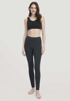 hessnatur Leggings Medium Cut ACTIVE LIGHT aus Bio-Baumwolle von schwarz New