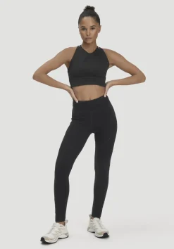 hessnatur Leggings Medium Cut ACTIVE FUNCTIONAL aus Bio-Merinowolle und Bio-Baumwolle von schwarz Best