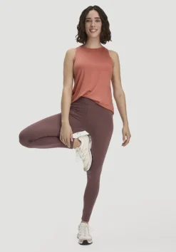 hessnatur Leggings Medium Cut ACTIVE LIGHT aus Bio-Baumwolle von rosébraun New