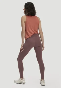hessnatur Leggings Medium Cut ACTIVE LIGHT aus Bio-Baumwolle von rosébraun New