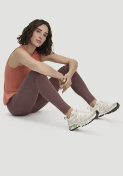 hessnatur Leggings Medium Cut ACTIVE LIGHT aus Bio-Baumwolle von rosébraun New