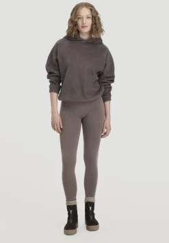 hessnatur Leggings Medium Cut ACTIVE LIGHT aus Bio-Baumwolle von dunkles mauve Best