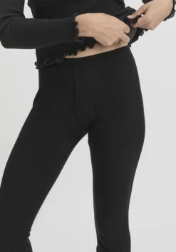 hessnatur Leggings WARM TOUCH mit Bio-Merinowolle und TENCEL™ Lyocell von schwarz Best