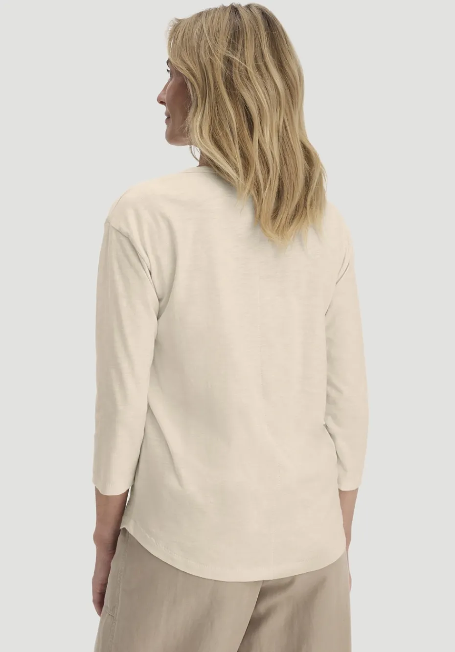hessnatur Light Slub Longsleeve Relaxed aus reiner Bio-Baumwolle von natur Sale