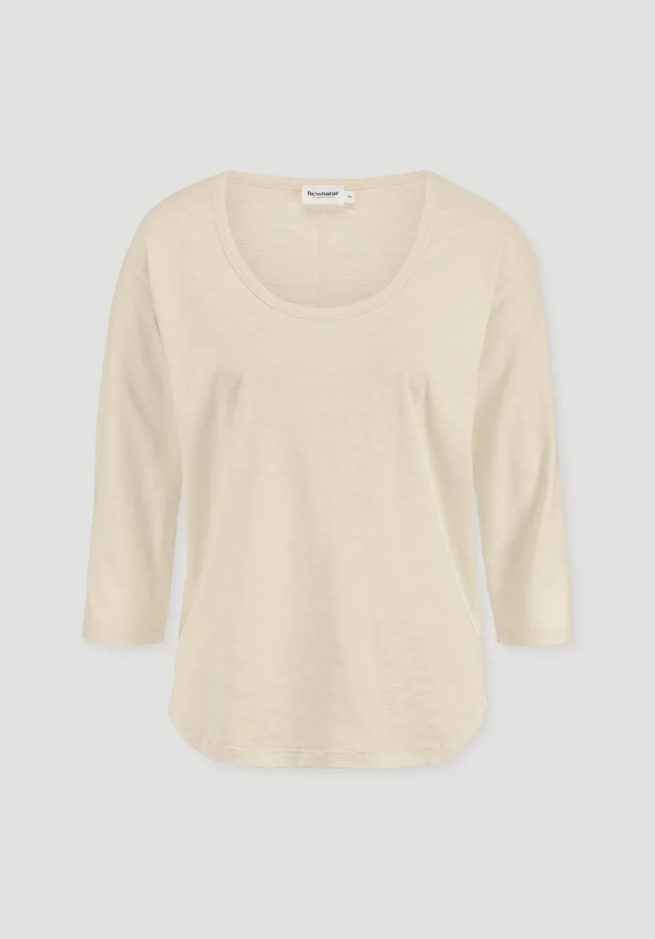 hessnatur Light Slub Longsleeve Relaxed aus reiner Bio-Baumwolle von natur Sale