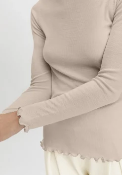 hessnatur Longsleeve mit Rollkragen WARM TOUCH aus Bio-Merinowolle und TENCEL™ Lyocell von düne Discount