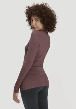 hessnatur Longsleeve PURE FLOW aus TENCEL™ Modal von rosébraun Hot
