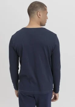 hessnatur Longsleeve PURE NATURE aus reiner Bio-Baumwolle von dunkelblau Sale