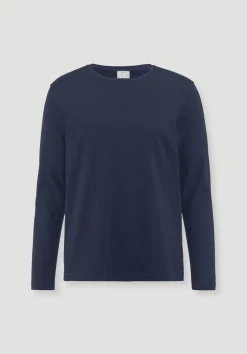 hessnatur Longsleeve PURE NATURE aus reiner Bio-Baumwolle von dunkelblau Sale