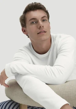 hessnatur Longsleeve PURE NATURE aus reiner Bio-Baumwolle von naturweiss Best
