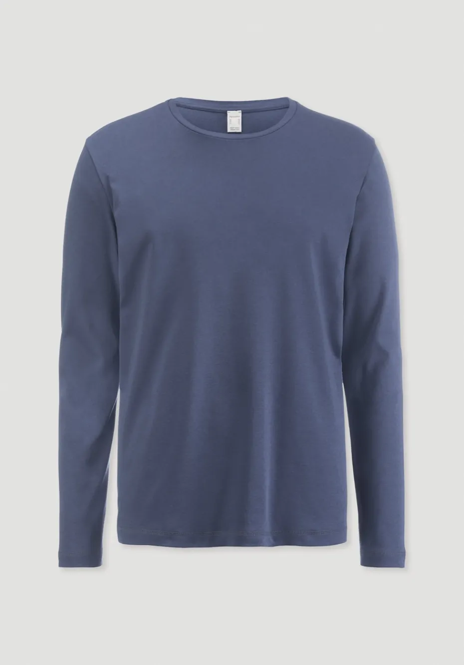 hessnatur Longsleeve PURE NATURE aus reiner Bio-Baumwolle von indigo blau Outlet