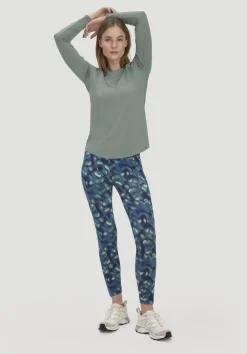 hessnatur Longsleeve Regular ACTIVE COMFORT aus TENCEL™ Lyocell von mattgrün Clearance