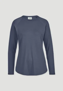 hessnatur Longsleeve Regular ACTIVE COMFORT aus TENCEL™ Lyocell von mitternachtsblau