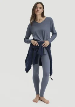 hessnatur Longsleeve Relaxed ACTIVE LIGHT aus reiner Bio-Baumwolle von schieferblau Online
