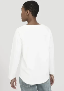hessnatur Longsleeve Relaxed aus reiner Bio-Baumwolle von naturweiss Best
