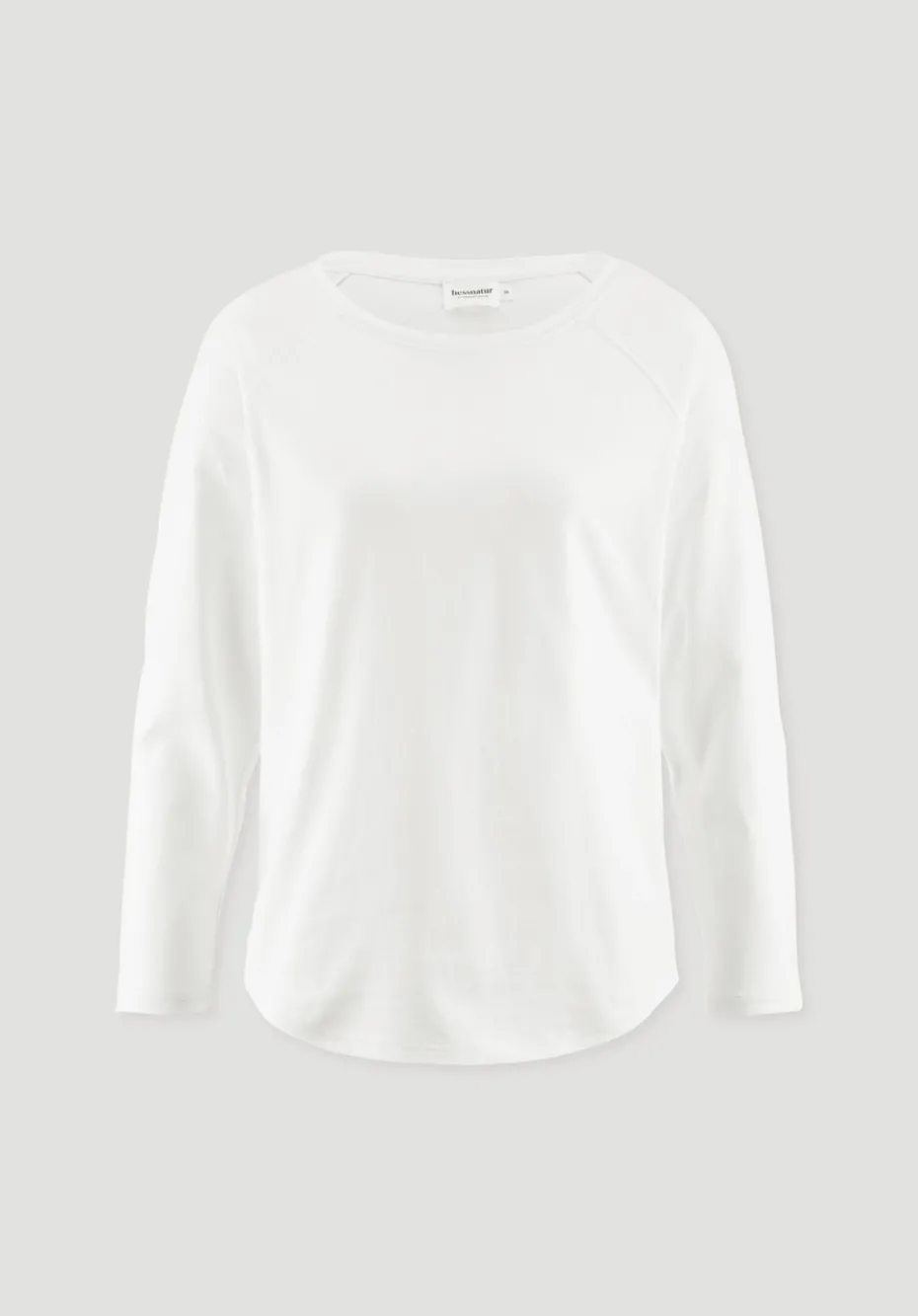 hessnatur Longsleeve Relaxed aus reiner Bio-Baumwolle von naturweiss Best