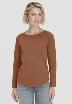 hessnatur Longsleeve Relaxed aus reiner Bio-Baumwolle von rost New