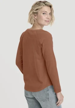 hessnatur Longsleeve Relaxed aus reiner Bio-Baumwolle von rost New