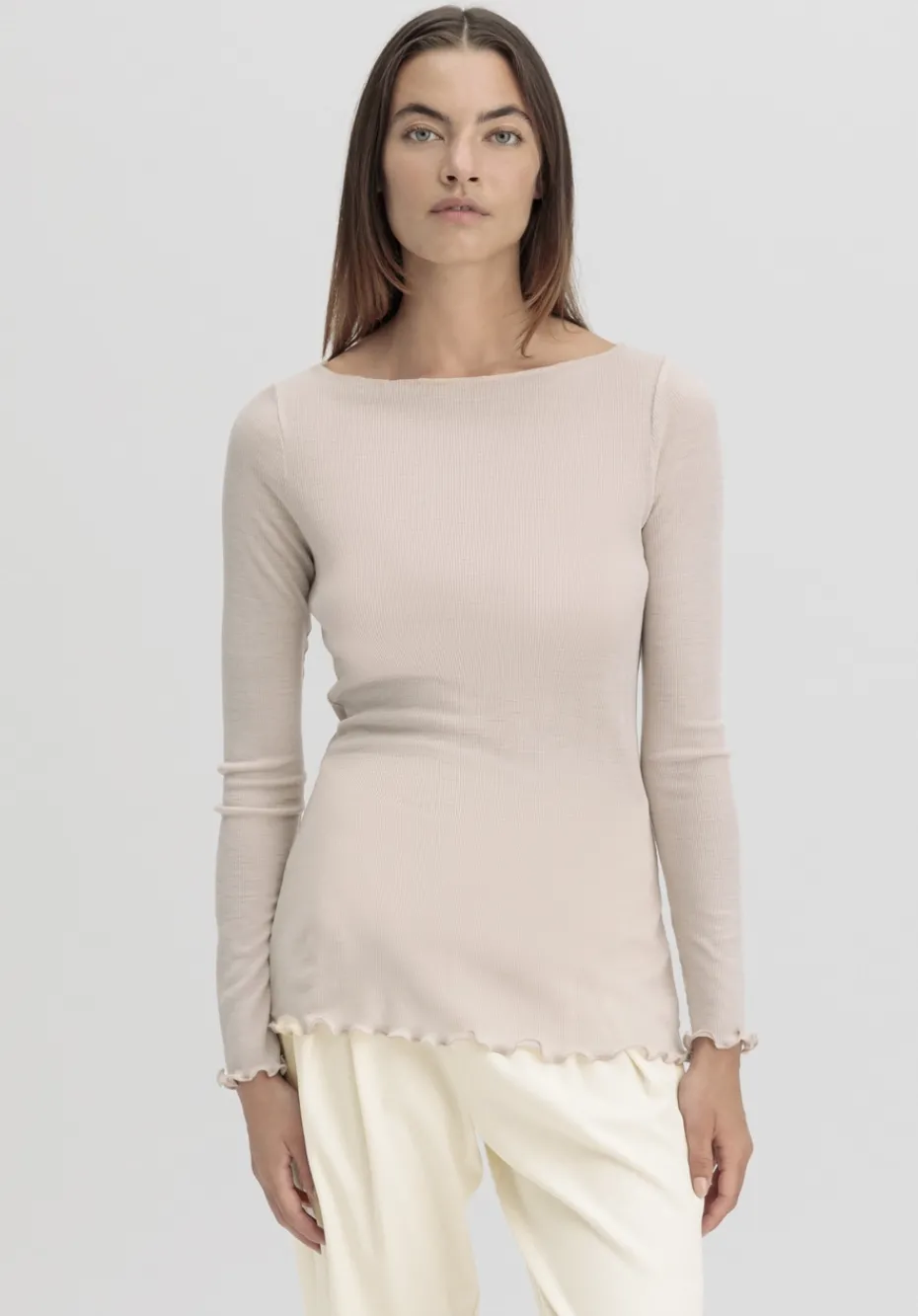 hessnatur Longsleeve WARM TOUCH aus Bio-Merinowolle und TENCEL™ Lyocell von düne Discount