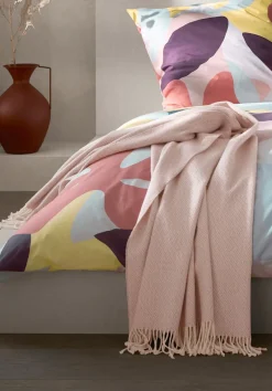 hessnatur Mix Plaid LIA aus Bio-Baumwolle mit Bio-Lambswool von teerose Sale