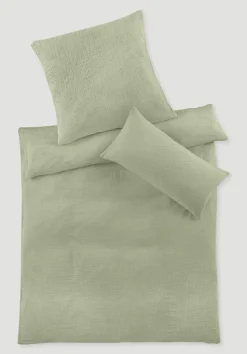 hessnatur Musselin Bettwäsche-Set aus reiner Bio-Baumwolle von pastelloliv Outlet