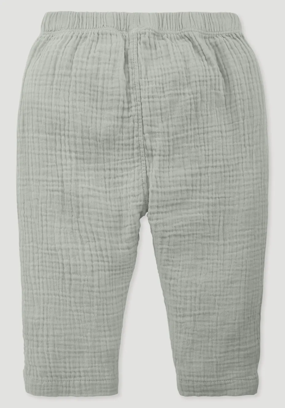 hessnatur Musselin Hose aus reiner Bio-Baumwolle von nebelgrau Clearance