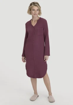 hessnatur Musselin Nachthemd Relaxed PURE COMFORT aus reiner Bio Baumwolle von brombeere Outlet