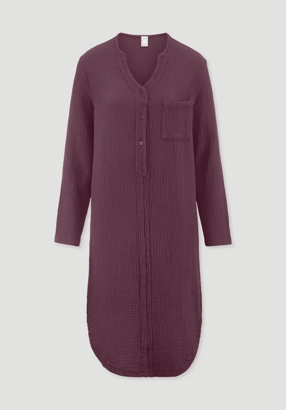 hessnatur Musselin Nachthemd Relaxed PURE COMFORT aus reiner Bio Baumwolle von brombeere Outlet